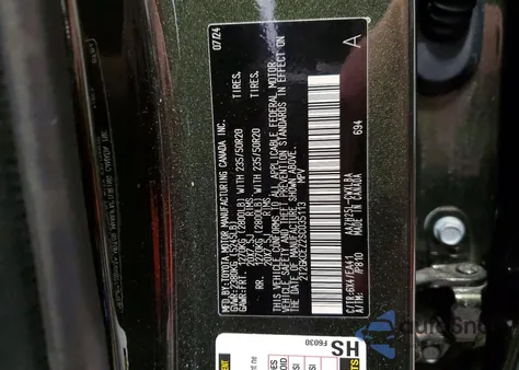 2025 Lexus Nx 350H Base z USA, uszkodzony, nr VIN 2T2GKCEZ2SC035113